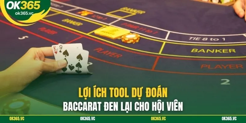 Lợi ích tool dự đoán baccarat đen lại cho hội viên